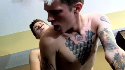 CrushHim.com: Inked Chris & trimmed London cleanest anal