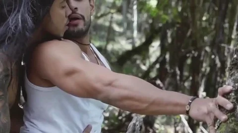Alejo Espina (aospinad) And Tarzan pound In The Woods
