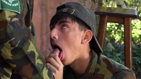 MilitaryDick: Outdoor Orgy for the Troops