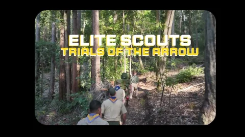 Scouts breed Oliver while he watches birds