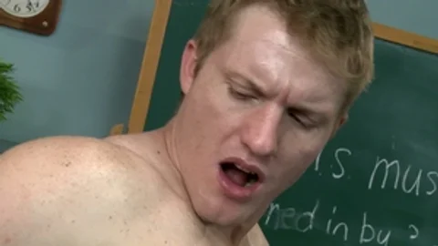 Men: Innocent Twink Swallows Big Load