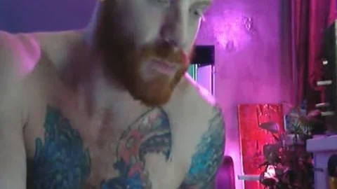 Tatted Ginger - Flirt4Free Model Bennett Anthonyx - Jerks big wang With 10-Pounder Ring