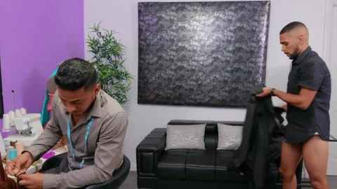 The Bulge Tailor - Ricky Daniels with Cesar Xes ass poke
